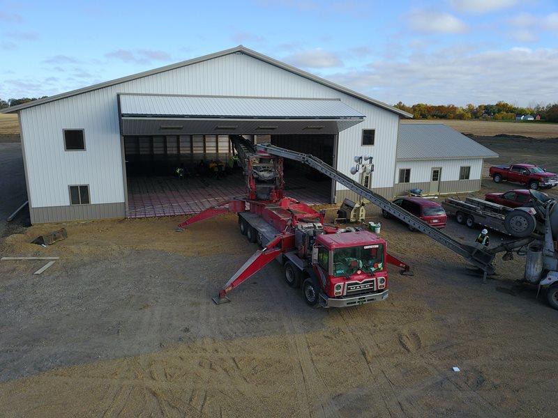 Providing concrete for agricultural projects in the Fargo-Moorhead region.