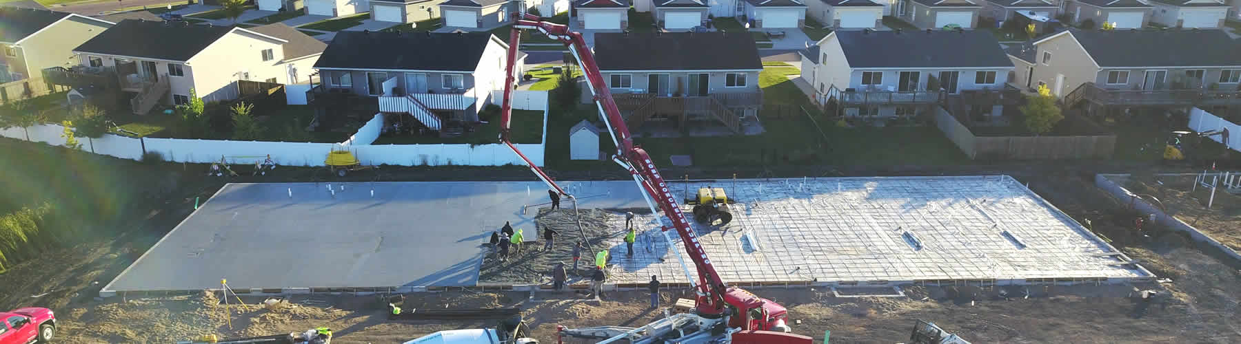 Opatril Concrete provides residential and commercial concrete work in the Fargo, Moorhead, and surrounding areas.