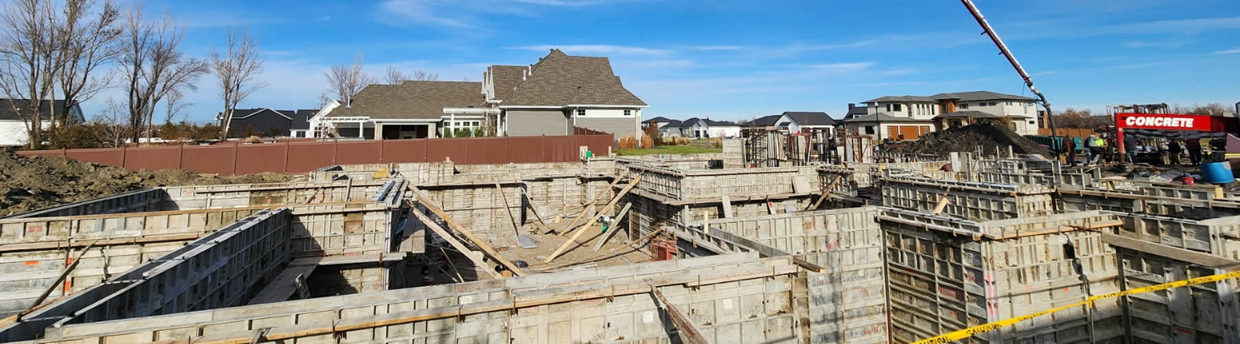 Pictures of contract construction jobs completed by Opatril Concrete of Moorhead, Minnesota.