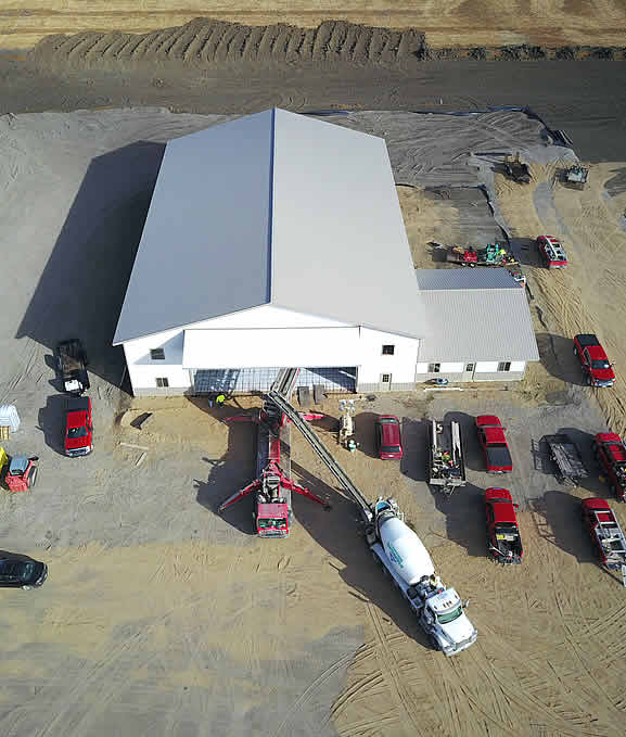 Concrete flooring and more for barns, shops, and silos.